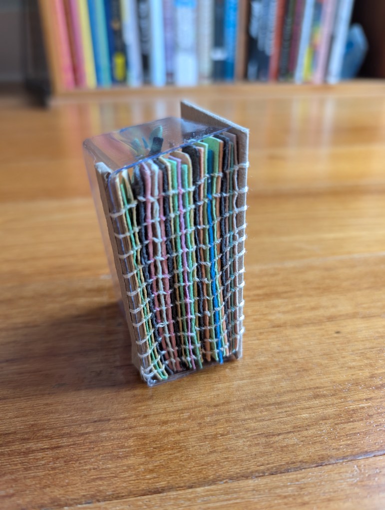 Spine of garden variety book.