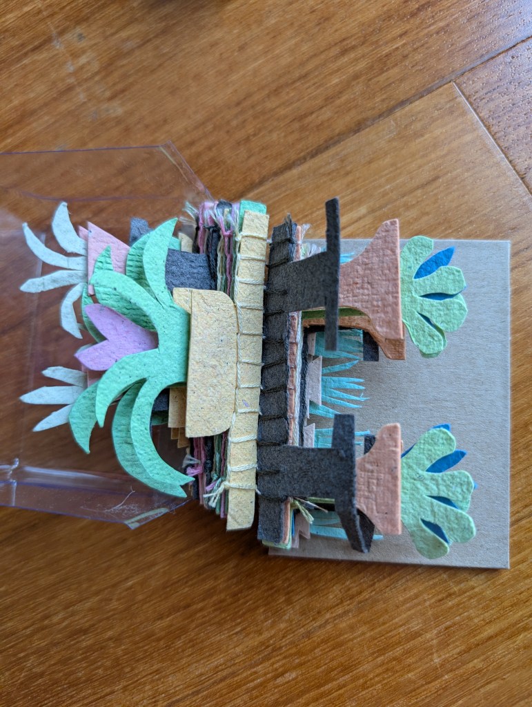 The garden variety books lays open.